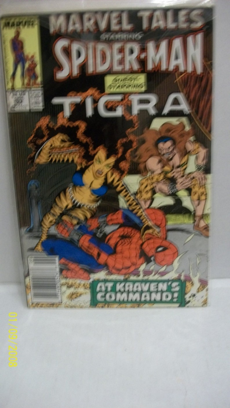 Marvel Tales Starring Spider-Man And #203 At Bargain Sept Super sale Tigra Kraven