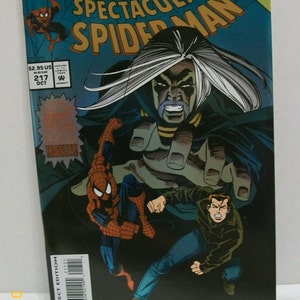 Spectacular Spider-man #217, 1994 Foil Cover Flip Book - Etsy