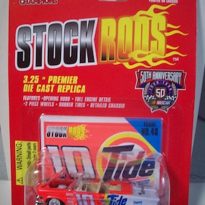 Nascar Stock Rods No 48 Ricky Rudd Tide 57 Ford Ranchero Nascar 50th Ann Series Stock Rods 1998 Racing Champsängers New on Card tolle Geschenkidee