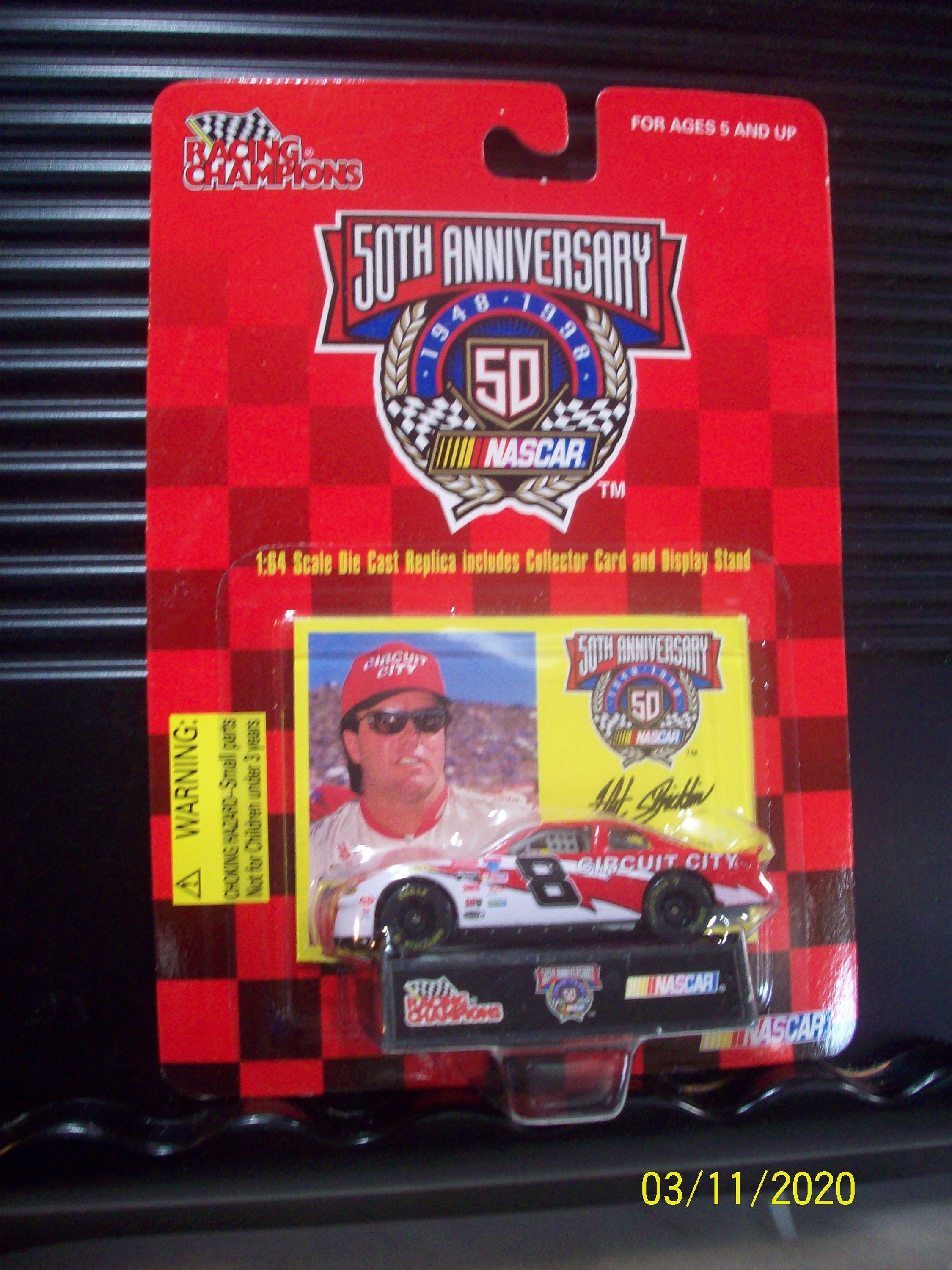 NASCAR 50th Anniversary Hut Stricklin #8 Circuit City Monte Carlo