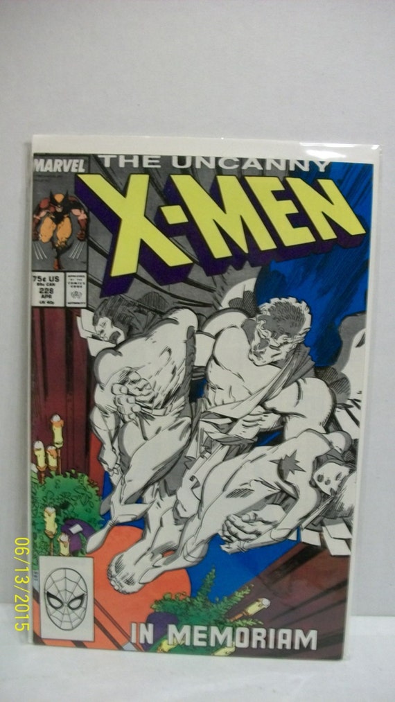 Vintage 1988 Marvel Comics Uncanny X Men 228 April Vol 1 Wolverine And Dazzler Vg Fine Unread Condition Comic Book