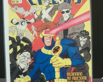 1996 X-Men Uncanny Origins #1 Presentando a Cíclope de los X-Men VF-NM Sin leer Arte vintage apto para niños Cómic Marvel Comics