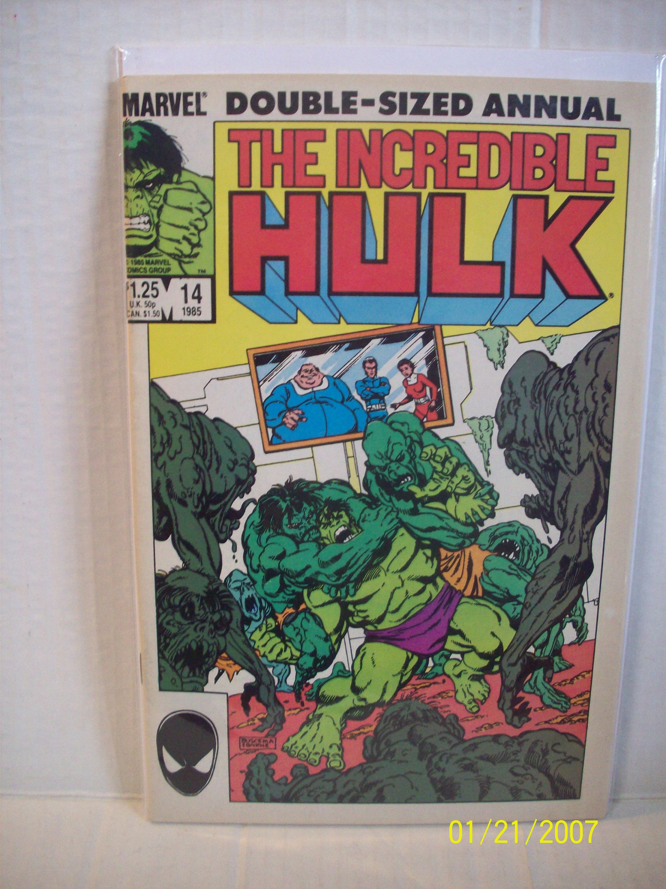 Incredible Hulk Annual #14 Double Sized Annual Vf-nm Condition