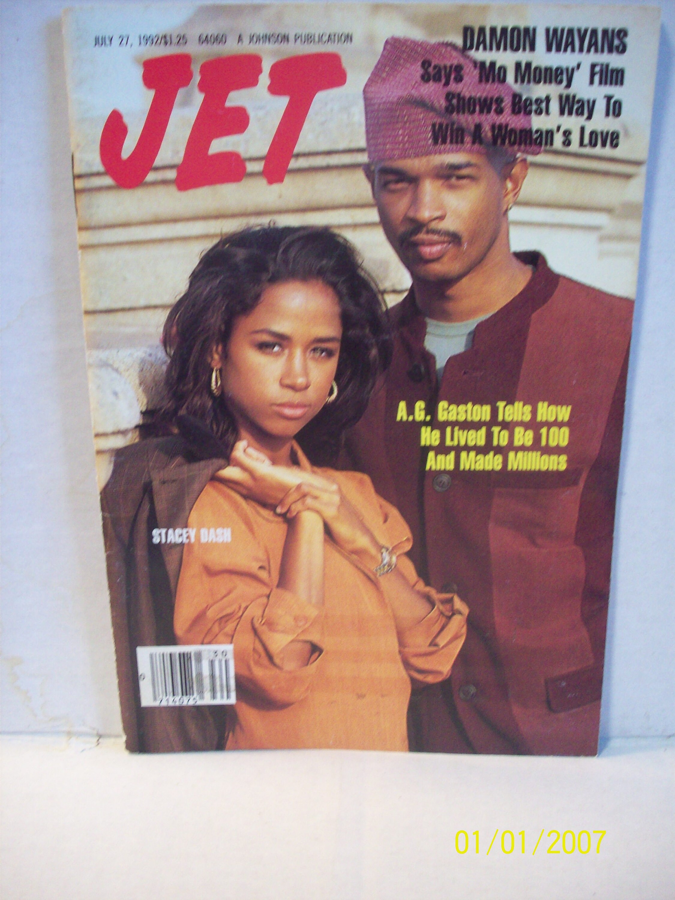 Damon Wayans Stacey Dash Jet Magazine May 27,1992 Vintage African