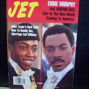 Eddie Murphy Coming To America Movie Jet Magazine July 18,1988 Vintage African American Magazine Arts/Crafts Black History Project Gift Idea