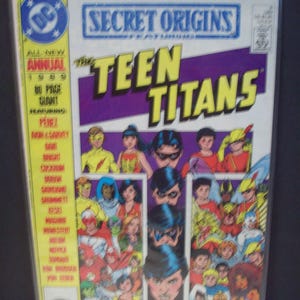Secret Origins Annuall  #3  Origins TEEN Titans Vintage DC Comic Book VF