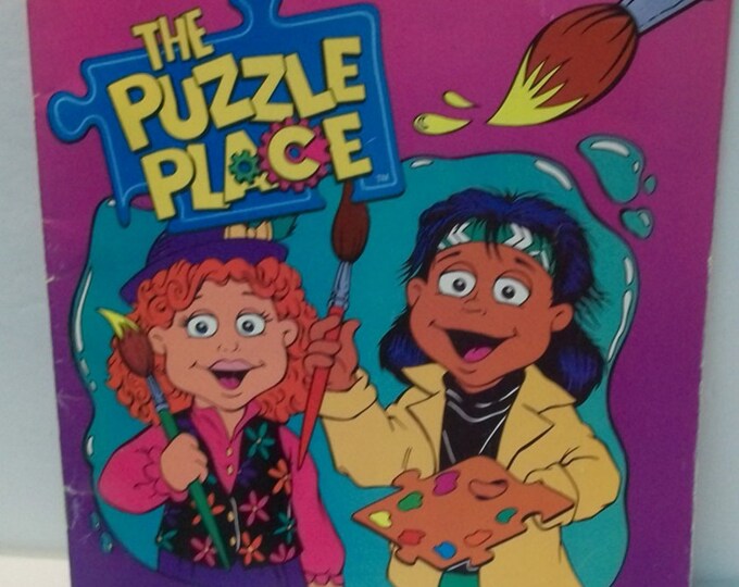 Puzzle Place Paint With Water Landoll's Unused Book Puzzle Place