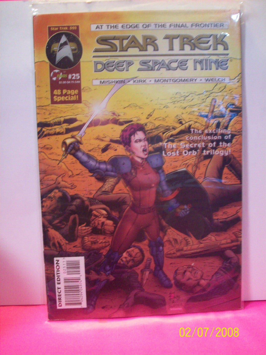 Star Trek Deep Space Nine #25 Major Kira Lost Orb Trilogy Conclusion VF ...