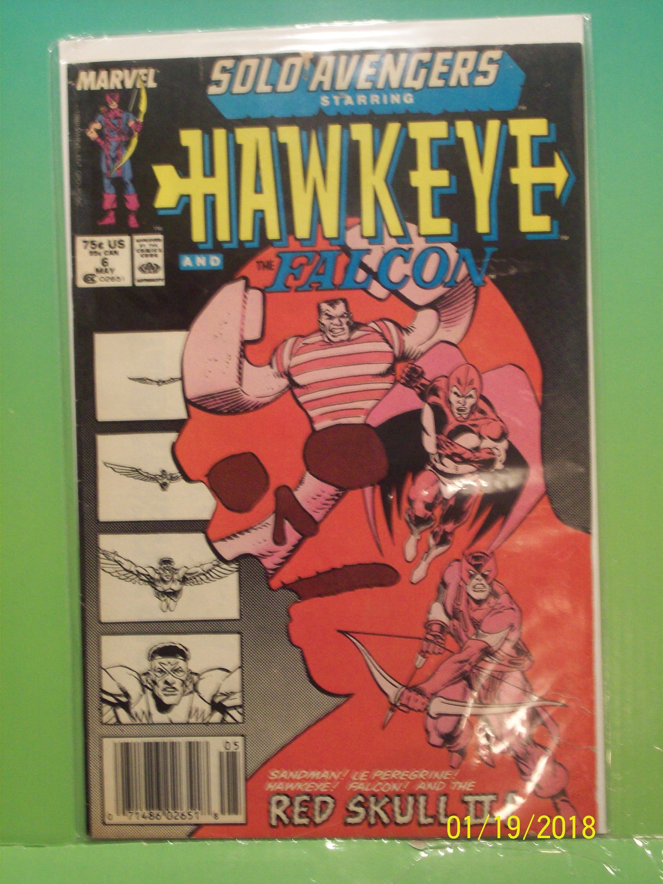 Vintage Comic Book Solo Avengers #6 Starring Hawkeye and the