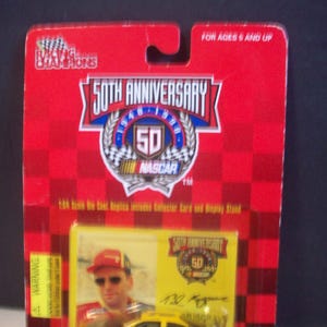 Nascar Ted Musgrave Primestar #16 Racing Meisters rot/blau 1/64 Diecast Car New on Card 1997 Ford Stock Car
