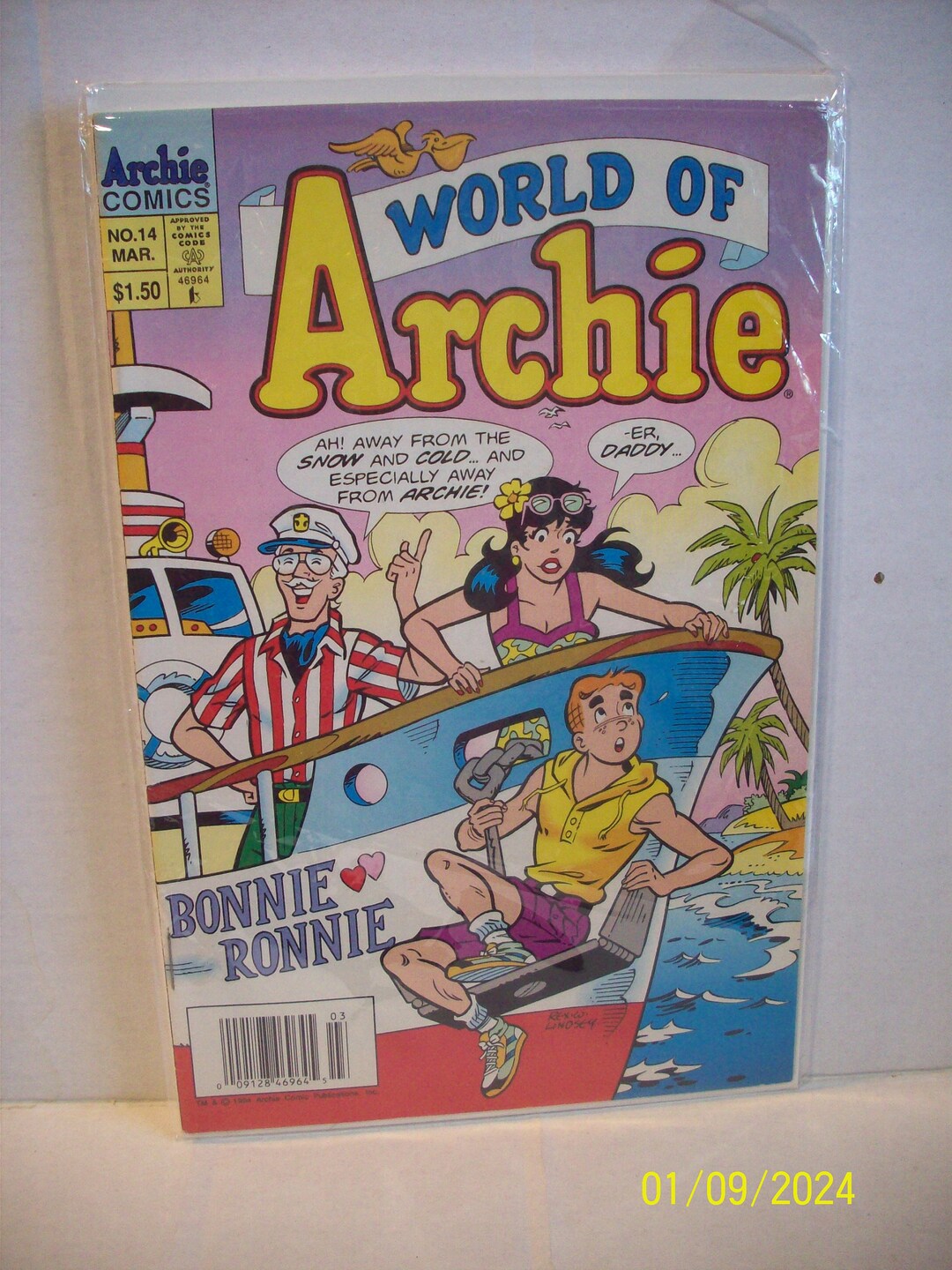 World of Archie #18 Veronica ,mr Lodge ,archie on Yacht Vg-fine Cond ...