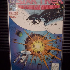 Vintage Comic Book Star Trek #38 (2nd Series) The Tabukan Syndrome Pt 4  VF-NM Cond Unread 1992 DC Comic Book Great Gift Idea