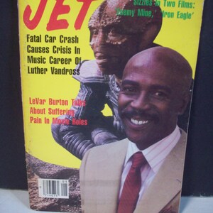 Lou Gossett Enemy Mine, Iron Eagle  Star On Cover Jet Magazine Feb 3 1986 Vintage  African American Magazine /Crafts  Black History Project