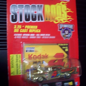 Nascar Stock Rods Gold Nr. 80 Kodak #4 57 Chevy Bel-Air Nascar 50Th Jubiläumsserie 1998 Rennsport-Champions neu auf Karte