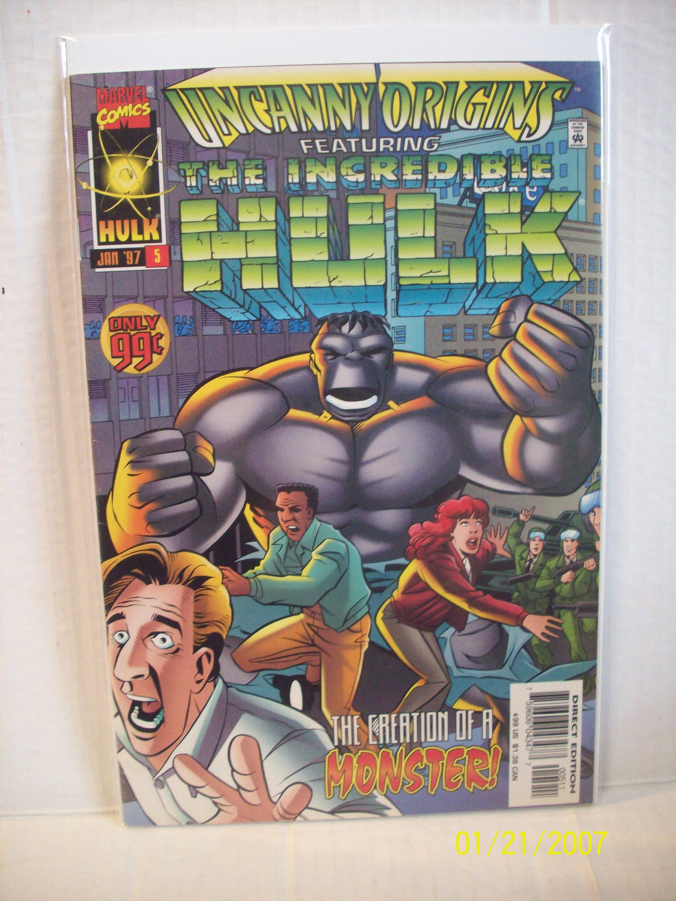 Uncanny Origins #5 Hulk Origin VF-NM Unread Vintage Kid Friendly