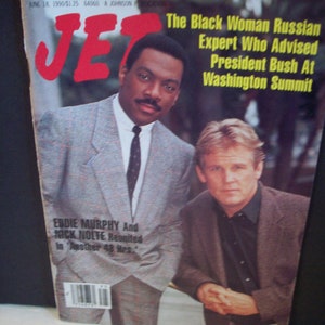 Eddie Murphy In Another48 Hours Jet Magazine June 18,1990 Vintage African American Magazine Arts/Crafts Black History Project Gift Idea