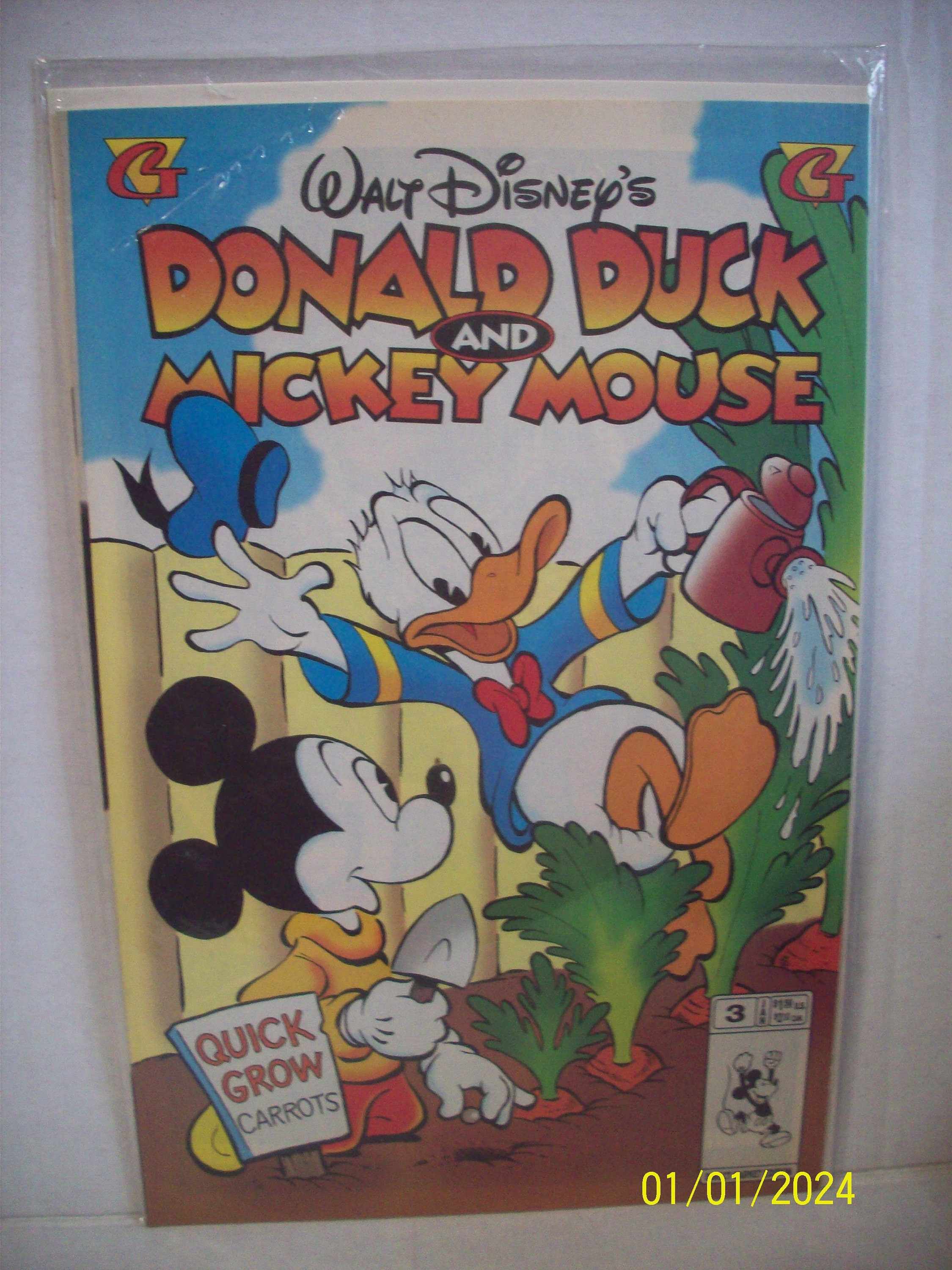 Walt Disney's Donald Duck and Mickey Mouse #3 Mickey in Garden VF