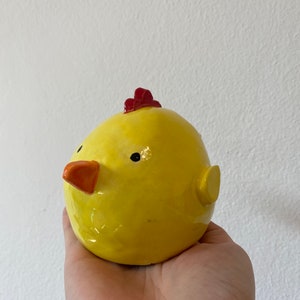 Ceramic Chick, Ceramic, Ceramic Bird , Cute Bird , Miniature Ceramic, Handmade Ceramic Bird