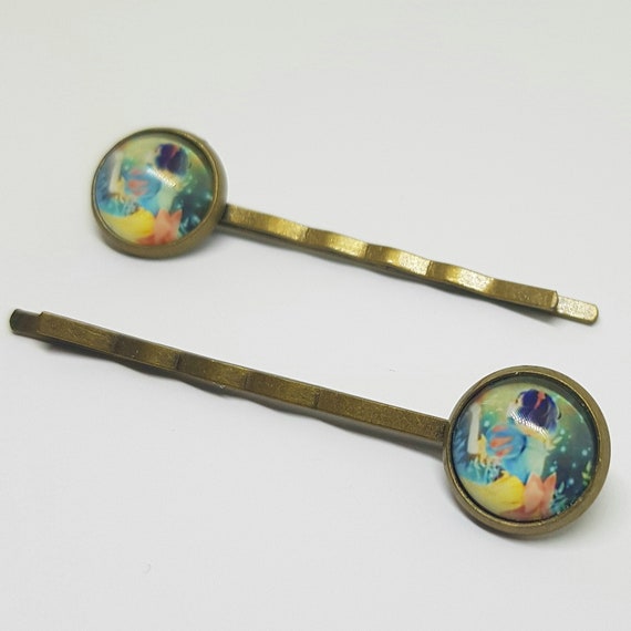 2 X Snow White Bobby Pins Snow White Hair Grips Snow White Etsy
