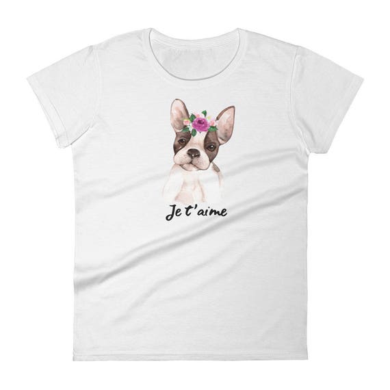 french bulldog t shirt women's