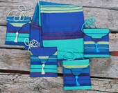 Handwoven Shawl Optional Evening Bag Blue Green Aubergine Gold Pashmina Scarf Wrap Evening Bag Purse Sabra Silk Boho Stripes Bohemian