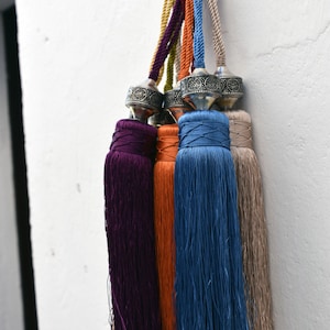 Paar Artisan Made Original marokkanischen orientalischen Stil Mini Möbel Quasten
