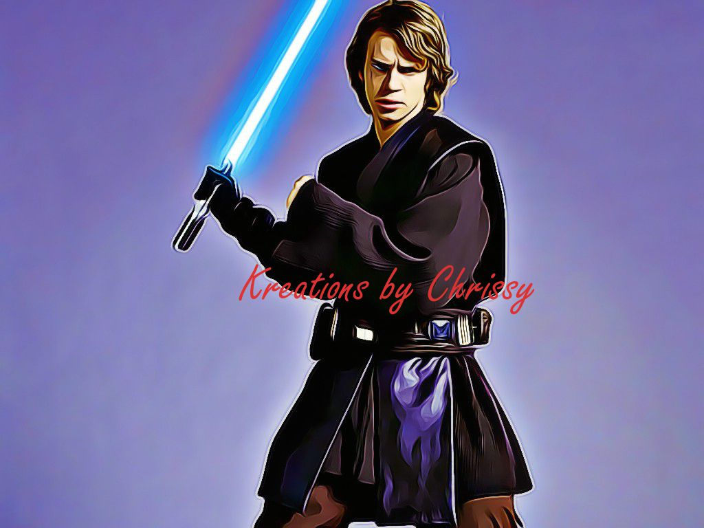 Anakin Skywalker Star Wars Poster Print Watercolor Wall Decor Art Picture