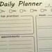 Daily Planner Printable, A5 Planner Inserts, Daily Journal, Daily ...