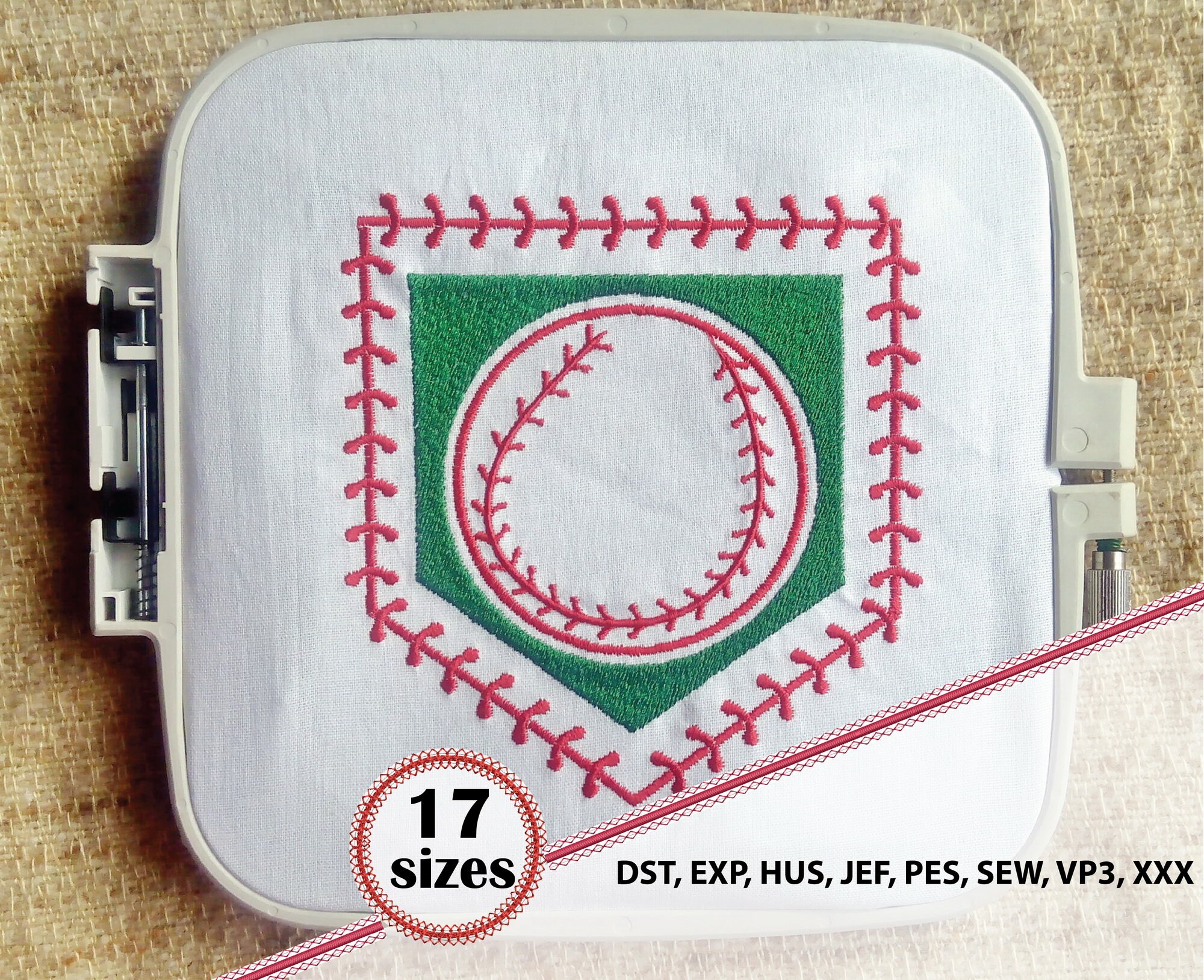 Baseball Embroidery Design,machine Embroidery Design, Softball