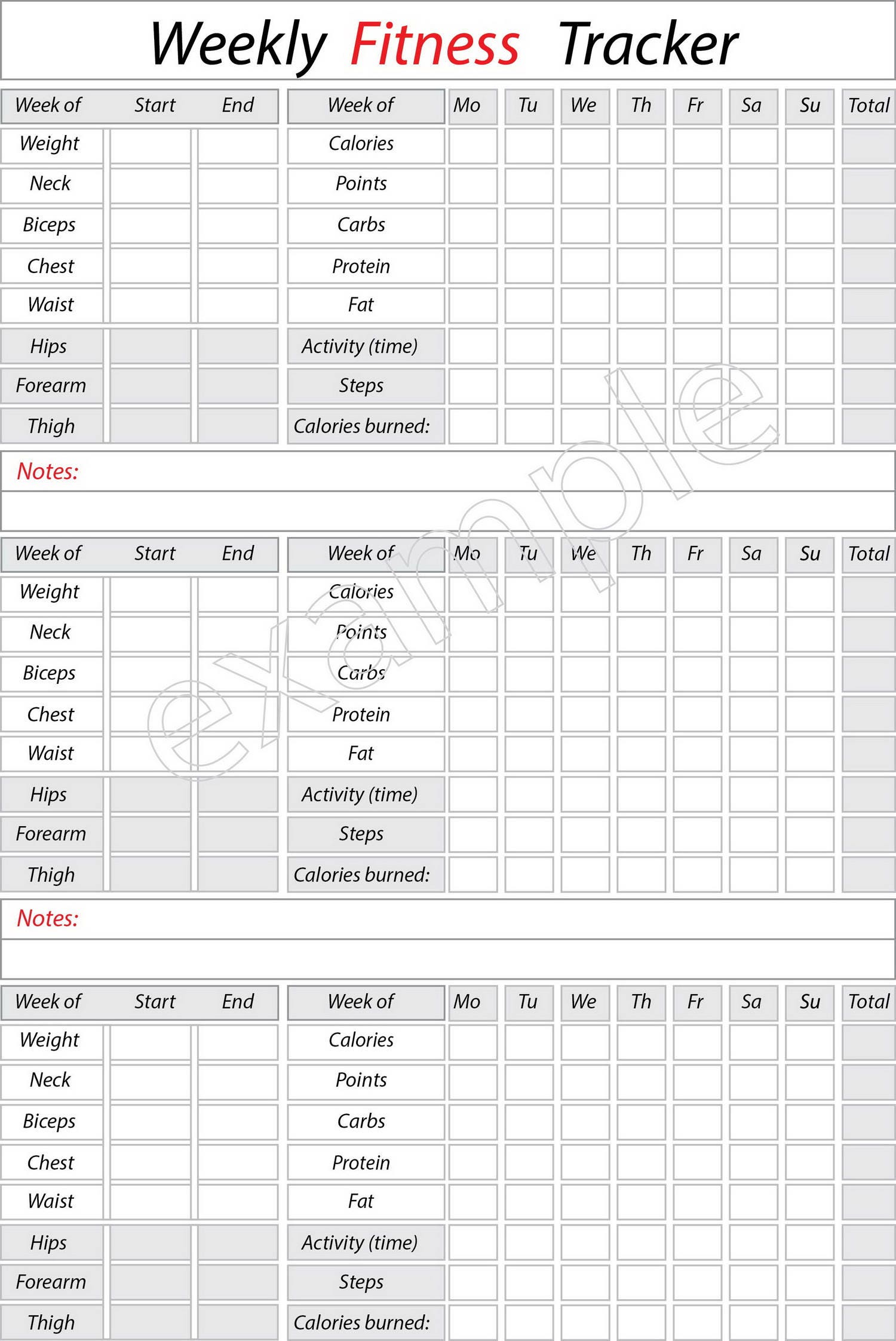 Meal Planner Weight Loss Journal Food Journal Food Diary Etsy