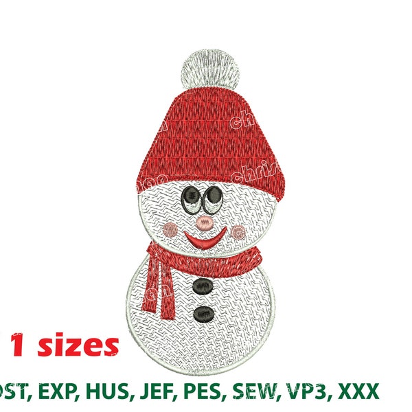 Snowman embroidery designs, Christmas machine embroidery design,Xmas embroidery, Snowman design ,embroidery pattern- instant download