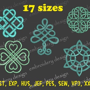 Celtic Knot  Machine Embroidery Design, Celtic Knot  Embroidery Pattern -Instant Download