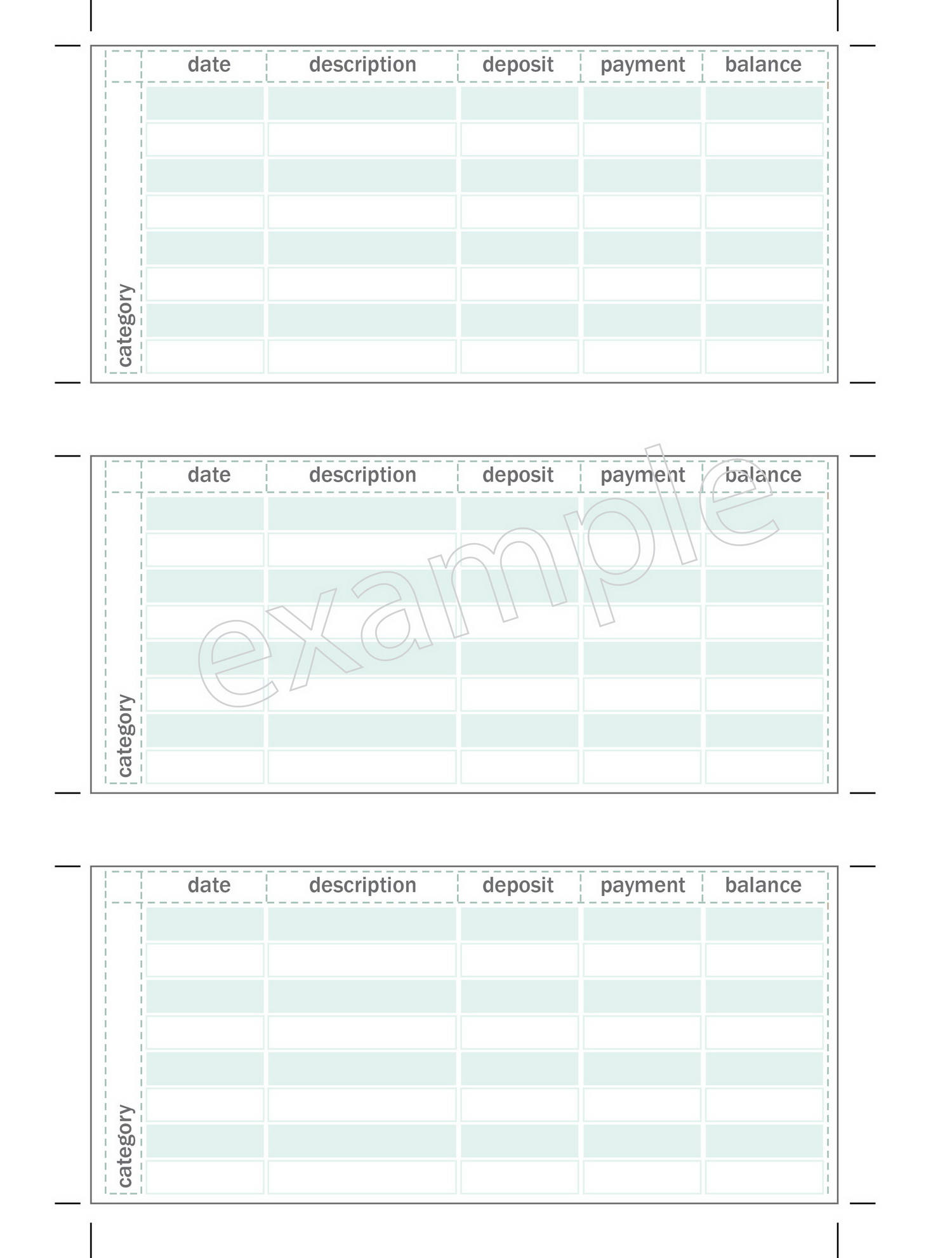 Envelope Template Cash Tracker Envelope Printable Money - Etsy