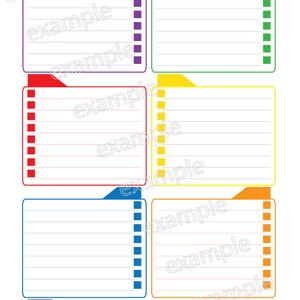 May include: A printable shopping list with six colourful sections for meal planning. Each section has a tab with a different colour: purple, green, red, yellow, blue, and grey. The text "shopping list" is at the top of the page, and the text "for meal planner" is at the top right corner.