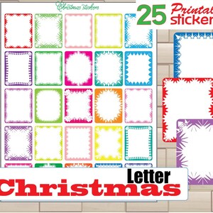 Christmas Planner Stickers: Printable Holiday Stickers (Instant Download)
