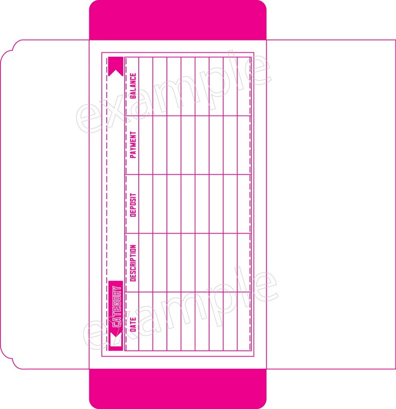 cash envelope system cash tracker printable cash organizer etsy