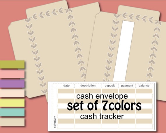 21 Creative Cash Envelope Template Designs You Need For Your 2021 Budget My Worthy Penny