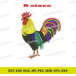 rooster applique,rooster embroidery, machine embroidery design, rooster pattern, embroidery design rooster- Instant Download