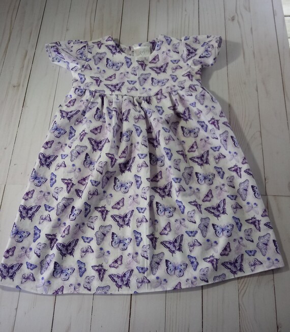 purple butterfly dress