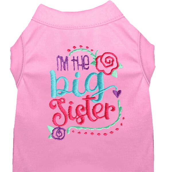 Big Sister Dog Shirt Etsy