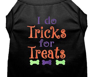 Dog Halloween Costume - Dog Halloween Shirt - I Do Tricks for Treats - Custom Dog Shirt - Dog Costume - Pet Costume - Dog Halloween - Dog