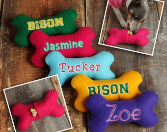 Personalized Dog Toy - Custom Dog Toy - Stuffed Dog Toy - Treat Pocket Dog Toy - Squeaker Dog Toy - Name Dog Toy - Dog Toy with Name