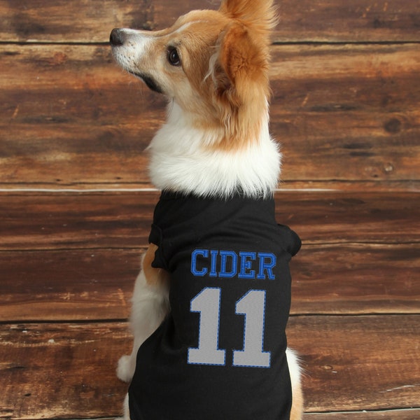 Custom Dog Jersey Etsy