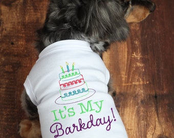 it's my birthday dog shirt