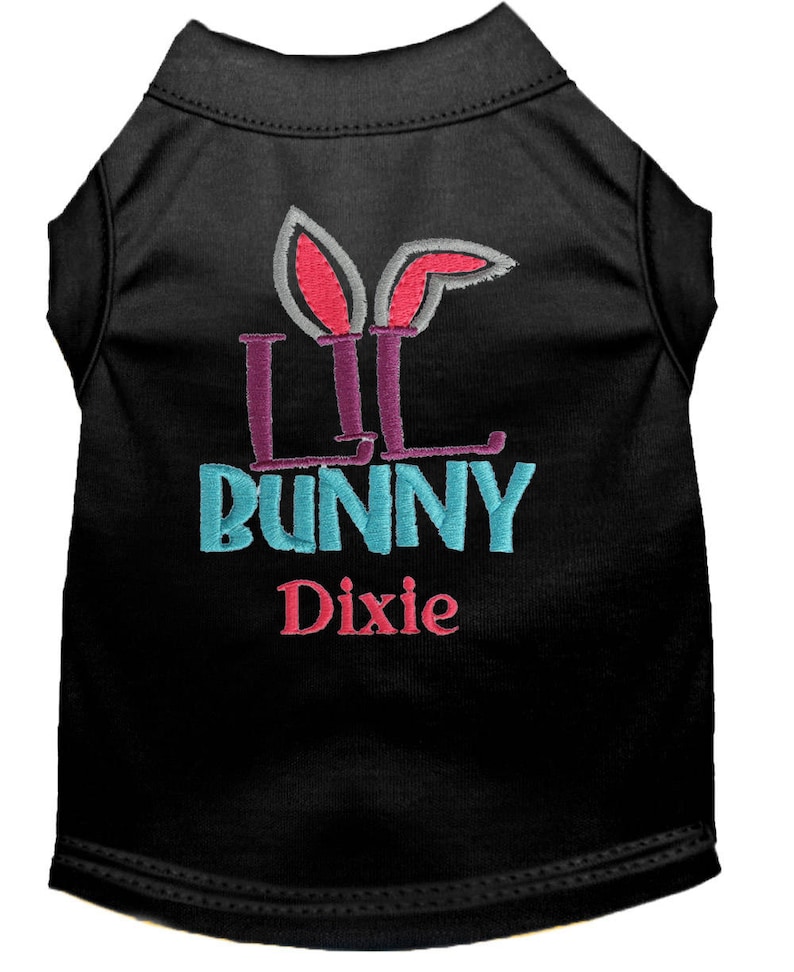 Dog Easter Shirt Lil Bunny Easter Bunny Shirt for Dog Etsy
