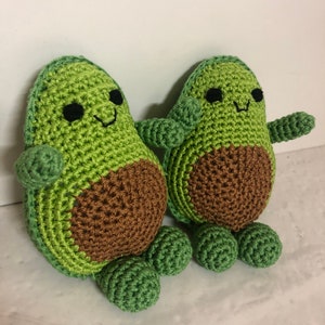 Avocado Organic Knit Dog Toy - Avocado Dog Toy - Squeaker plush dog toy - Small Dog Toy - Crochet Dog Toy - Stuffed Dog Toy Handmade Dog Toy