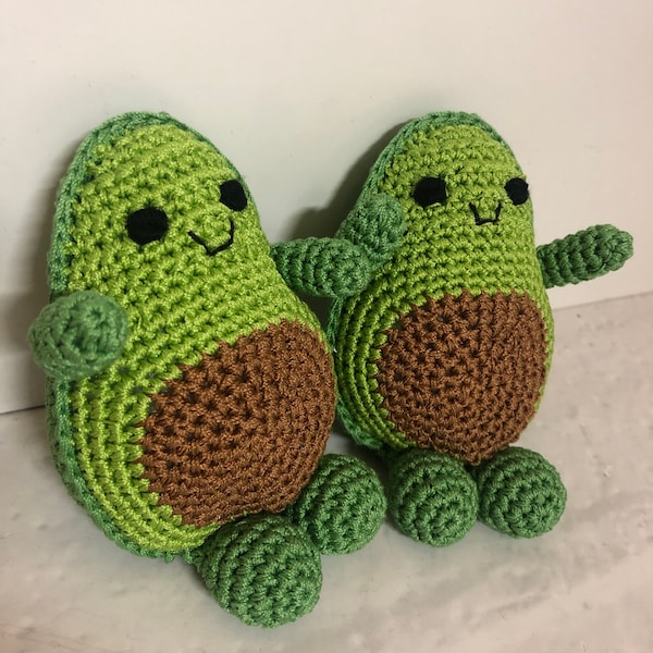 Avocado Organic Knit Dog Toy - Avocado Dog Toy - Squeaker plush dog toy - Small Dog Toy - Crochet Dog Toy - Stuffed Dog Toy Handmade Dog Toy