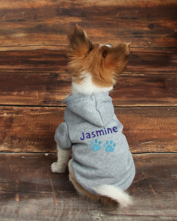 Personalized Dog Hoodie Name Pet Hoodie Personalized Dog Sweatshirt Puppy Clothing Personalized Dog Clothes Outdoor Dog Coat Etsy Australia