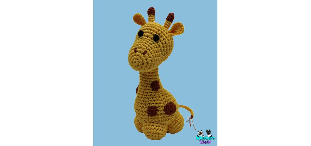 Giraffe Organic Knit Dog Toy Giraffe Dog Toy Squeaker Plush Dog Toy