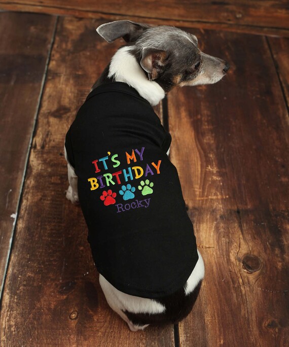 it's my birthday dog shirt